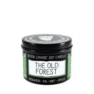 The Old Forest - 4 oz Tin - Book Lovers' Soy Candle - Frostbeard Studio