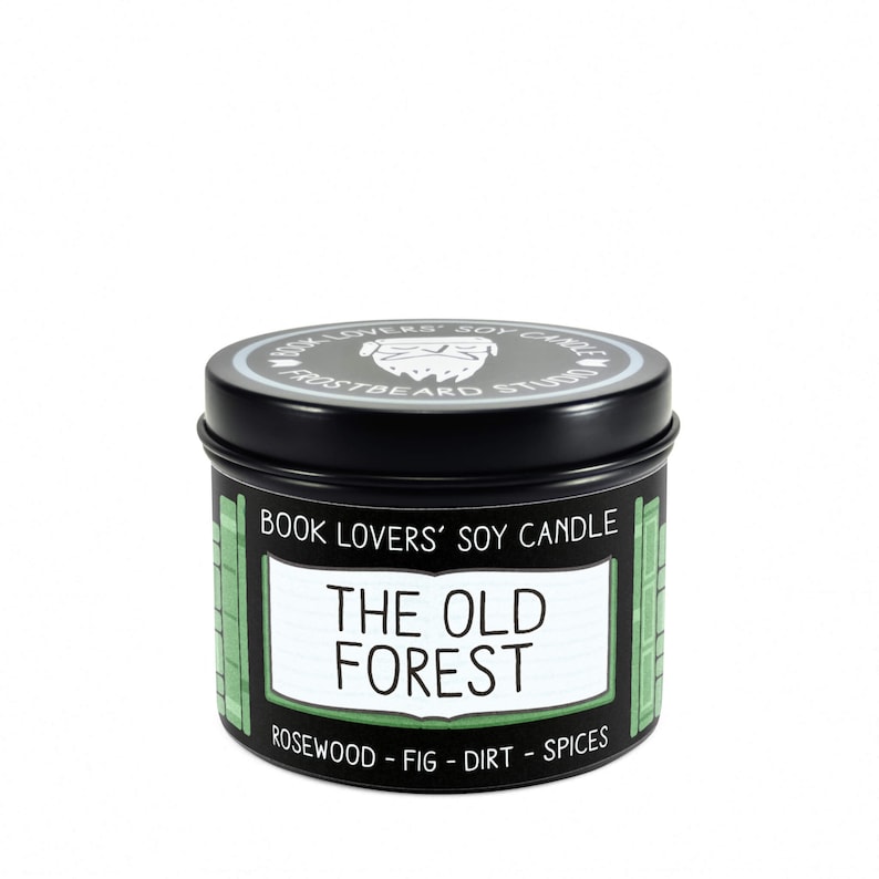 The Old Forest - 4 oz Tin - Book Lovers' Soy Candle - Frostbeard Studio