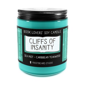 Cliffs of Insanity︱Book Lover Candle︱Book Candle Scent︱Book Inspired Candle︱Literary Candle︱Soy Candle︱Wax Melt︱Scented Candle︱Frostbeard