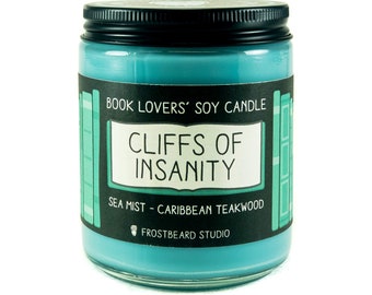Cliffs of Insanity︱Book Lover Candle︱Book Candle Scent︱Book Inspired Candle︱Literary Candle︱Soy Candle︱Wax Melt︱Scented Candle︱Frostbeard