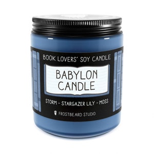 Babylon Candle︱Book Lover Candle︱Book Candle Scent︱Book Inspired Candle︱Literary Candle︱Soy Candle︱Scented Candle︱Frostbeard Studio