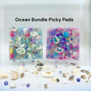 Almohadilla antiestrés extragrande con forma de sirena para aliviar el TOC, el TDAH, la ansiedad, la tricotilomanía, el hábito de pellizcarse la piel y los comportamientos repetitivos. ¡Kit para hacer joyas tú mismo!