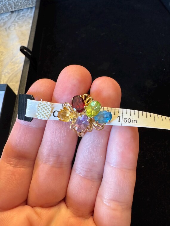 10k multi-stone statement ring. - image 5