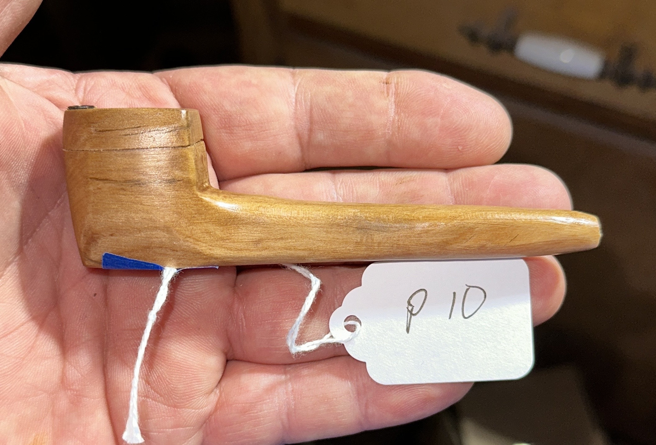 hickory tobacco pipe Hickory Tobacco Smoking Pipe Appalachian Mountain Pipes 4.5” Long Hand  Carved Hurts Creek Woody