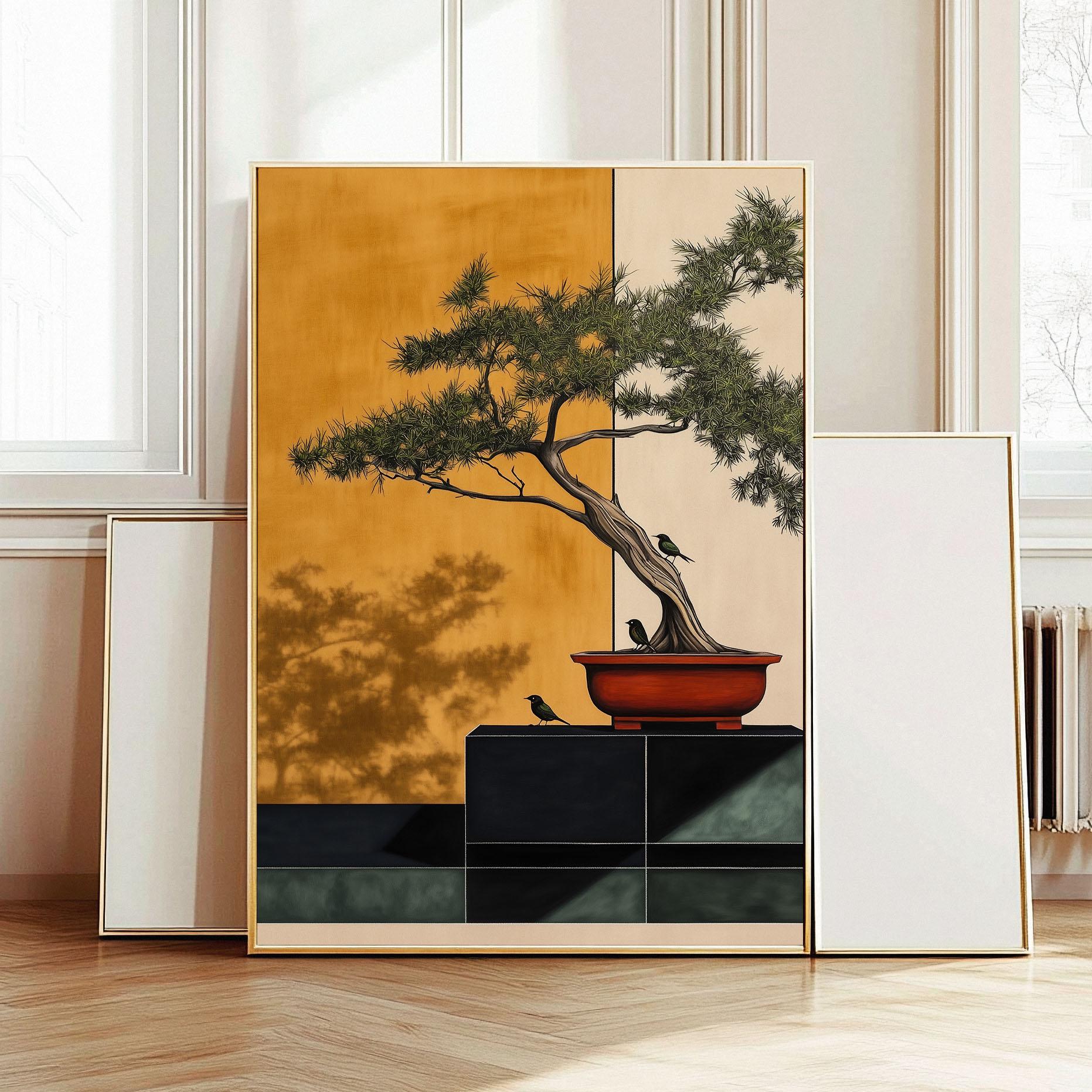 Mid Century Bonsai Art - Etsy Canada