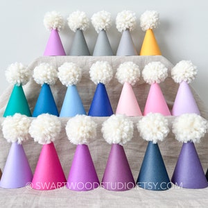 Pom Party Hat - Outerspace Rainbow Collection