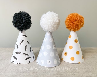 Pom Party Hat - October Halloween Collection