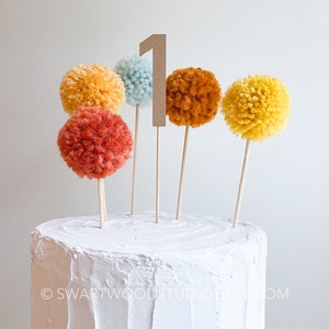 Personalized number Cupcake Cake Topper