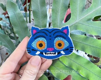 Good luck Derpy Tiger inspired by KPop Demon Hunters Embroidered Decorative Iron On Patch