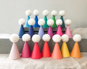 Pom Party Hat - Rainbow Collection