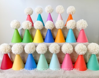 Pom Party Hats