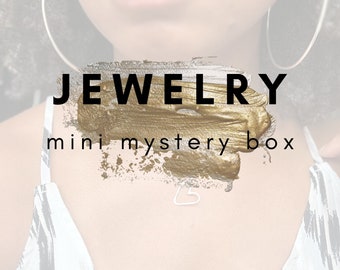 Jewelry Mystery Box for Galentine or Valentine's Day,  Hypoallergenic Nickel Free, Earrings, Necklace