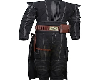Book of Boba Fett Inspired Suit, Mando Custom Tailored Cotton Suit with Belt