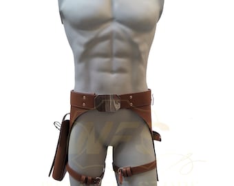 Funda para cinturón de Ezra Bridger Rebels con gancho para sable, ideal para accesorios de cosplay ligeros.