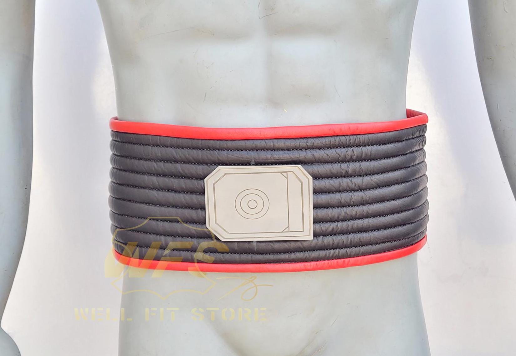 Moff Gideon Mandalorian season 1 Cosplay Accessories Girdle Leather belt | Star Wars Moff Gideon Cosplay Waist Belt | Leather Girth Belt