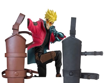 Funda de cuero para revólver Trigun Stampede Vash, funda para pistola de cosplay