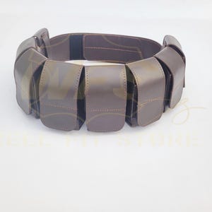 Star War Boba Fett Belt the Mandalorian Cosplay Costume Belt with 8 Pouches Waist Props Rote Ammo Leather Belt