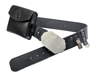 Handmade Leather Jedi Costume Belt, Luke Skywalker ROTJ Cosplay