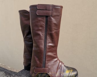 Cubrebotas de cuero de Boba Fett / Zapatos de disfraz de Mandaloriano