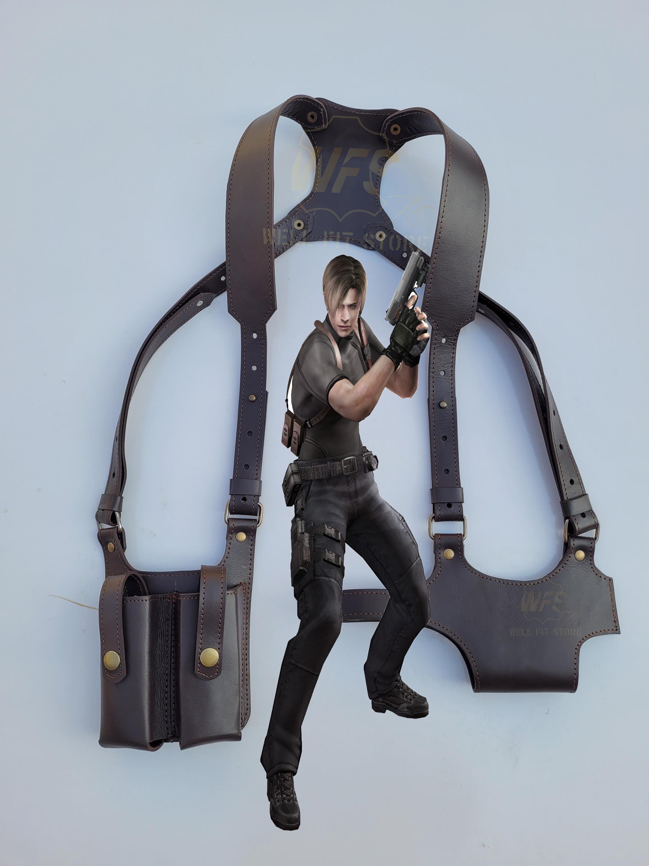 レオンS、ケネディバイオハザード、コスプレスタイルレザーガン