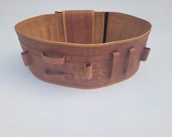 Armorer Inspired Genuine Leather Belt | Mandalorian Costume