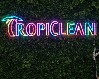 Custom RGB Neon Sign, Gaming Room Wall Decor, Color Changing Vibe, Gift for Gamers Streamers Setup, Custom Business Logo Neon Sign