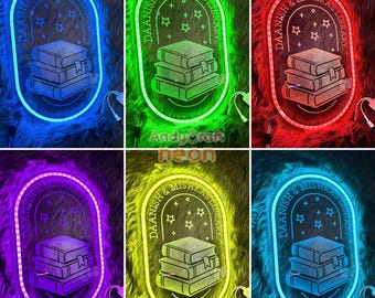 Custom RGB Neon Sign, Gaming Room Wall Decor, Color Changing Vibe, Gift for Gamers Streamers Setup, Custom Business Logo Neon Sign