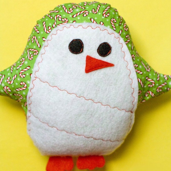 RESERVED for Rhiannon228 - Candy Cane Penguin
