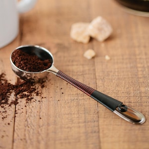 Coffee Scoop - Coffee Scoops - Custom Coffee Sccop- Coffee Gifts - Black and Brown Coffee Scoop