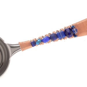 Gifts for Coffee Lovers - Coffee Scoop - Coffee Gifts - Blue Bead Scoop
