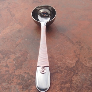 Coffee Scoop - Rose Gold Wire - Coffee Pour Over - Hostess Gift - Rose Quartz - Gourmet Coffee - Gifts for Her - Baby Shower - Candy Scoop