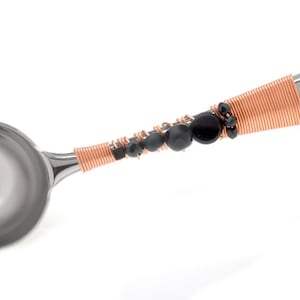Gifts for Coffee Lovers - Coffee Scoop - Coffee at Home - Black Bead Scoop
