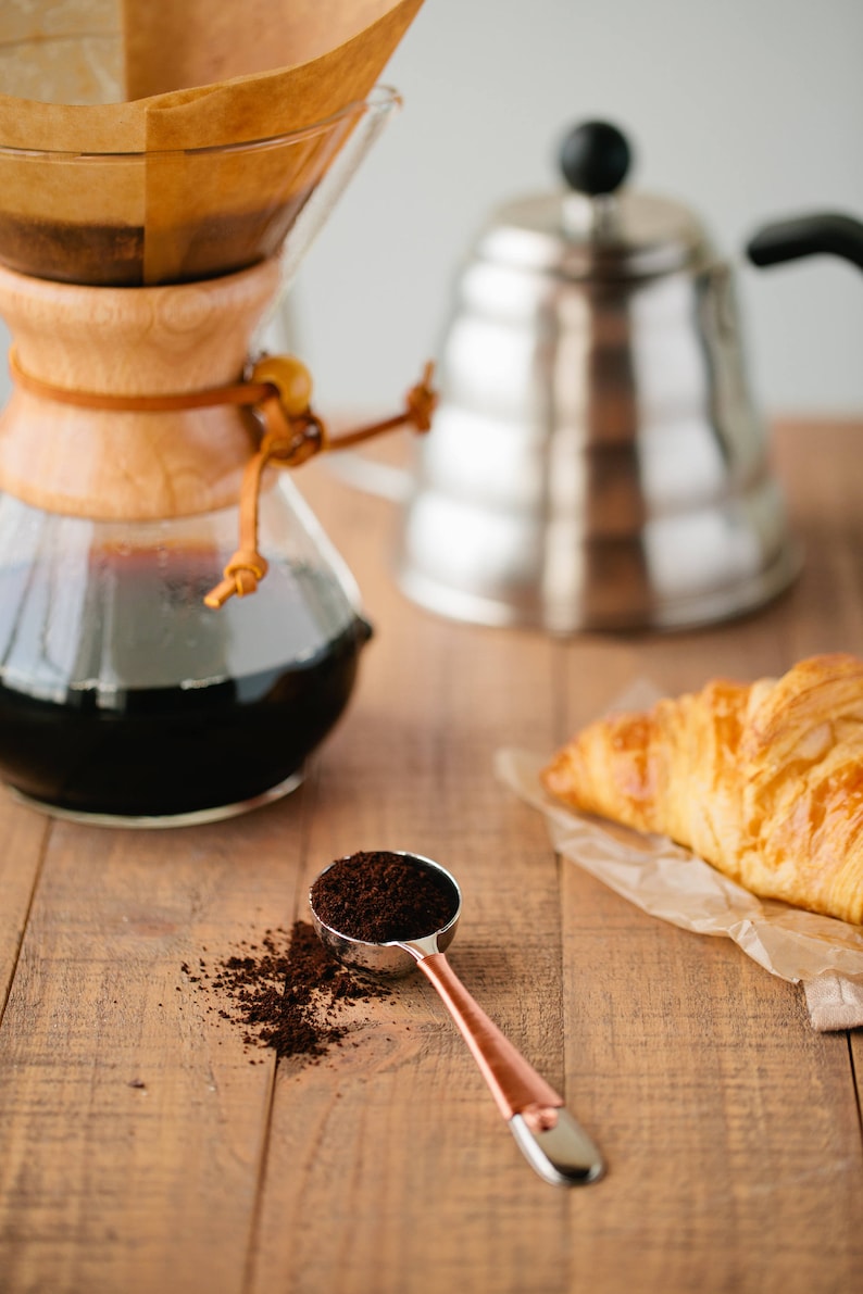 Coffee Pour Over Copper Coffee Scoop Coffee Gift Coffee Craver Hostess Gift