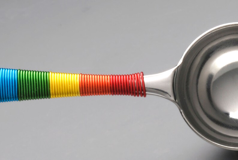 Gifts for Coffee Lovers Coffee Scoop Gifts for Her Rainbow image 5