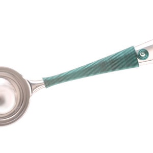 Gifts for Coffee Lovers - Coffee Scoop- Coffee at Home - Teal Wire Coffee Scoop