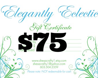 Last Minute Gift - Gift Certificate - Instant Download Gift -  Last Minute Gift - Instant Gifts - Instant Download Gift - E Gift Card