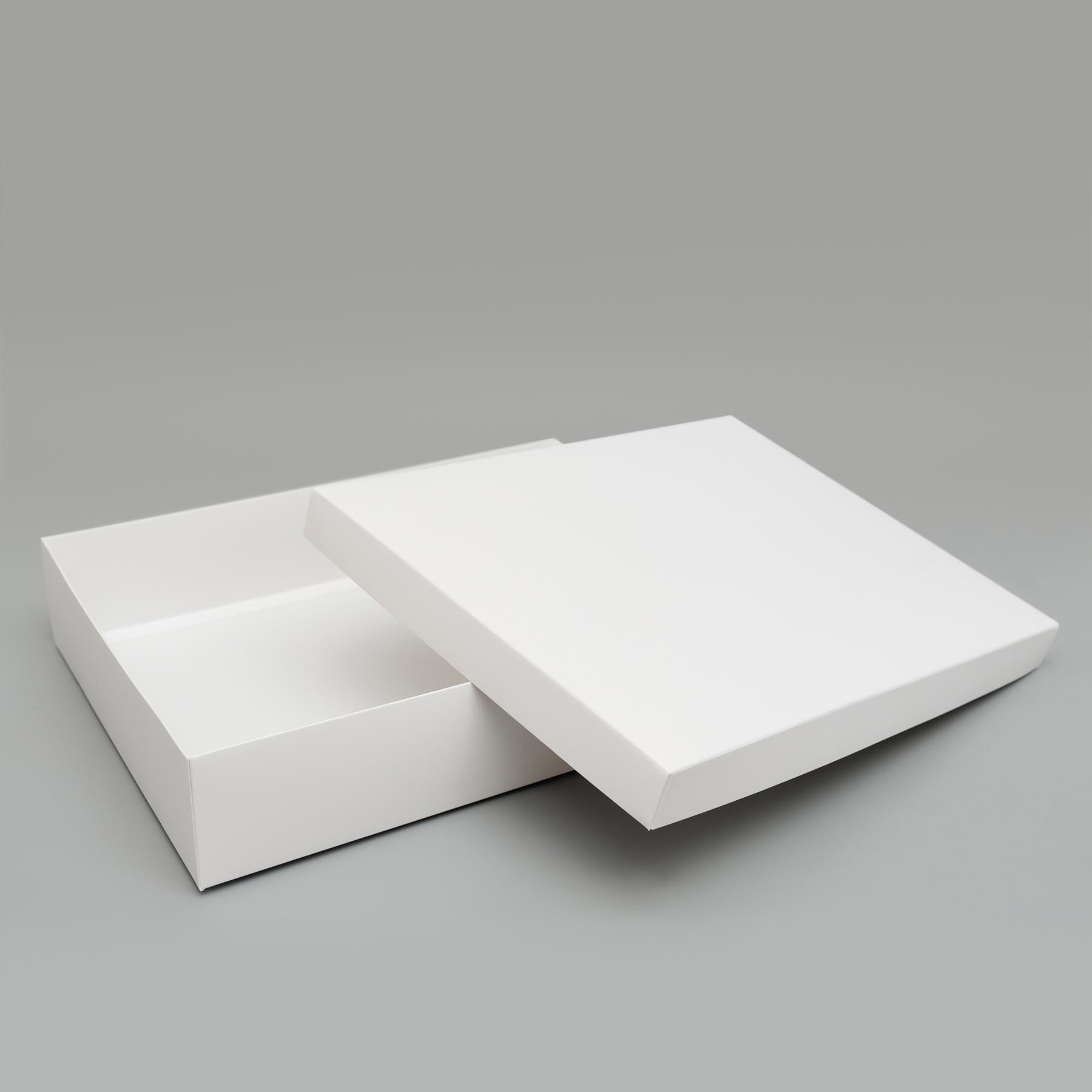 Wide Gift Boxes with Lid, White Cardboard Boxes, High Quality Boxes in Different Sizes, Boxes for Presents, Gift Box for Holidays or Events