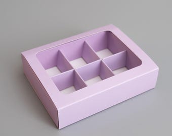 Transparent Lid Gift Box, Cardboard Candy Display, Wedding Favor
