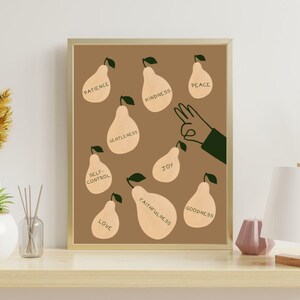 Fruit of the Spirit | Christian Wall Art | Galatians 5 Printable | Digital Download