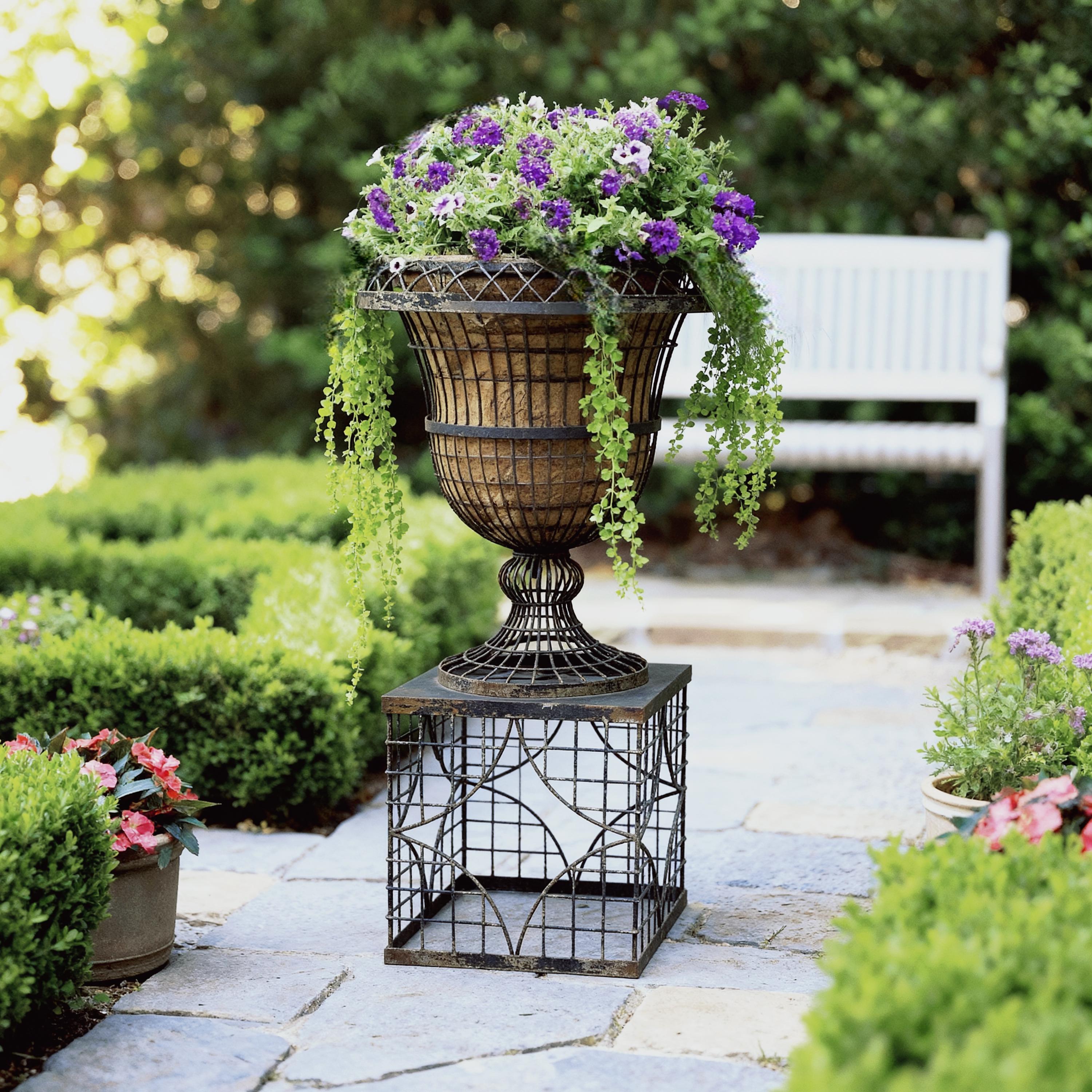 Antique french wire plant stand - Etsy 日本