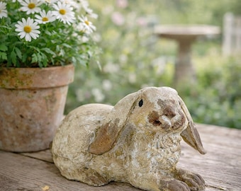 Antique Style Bunny Decor