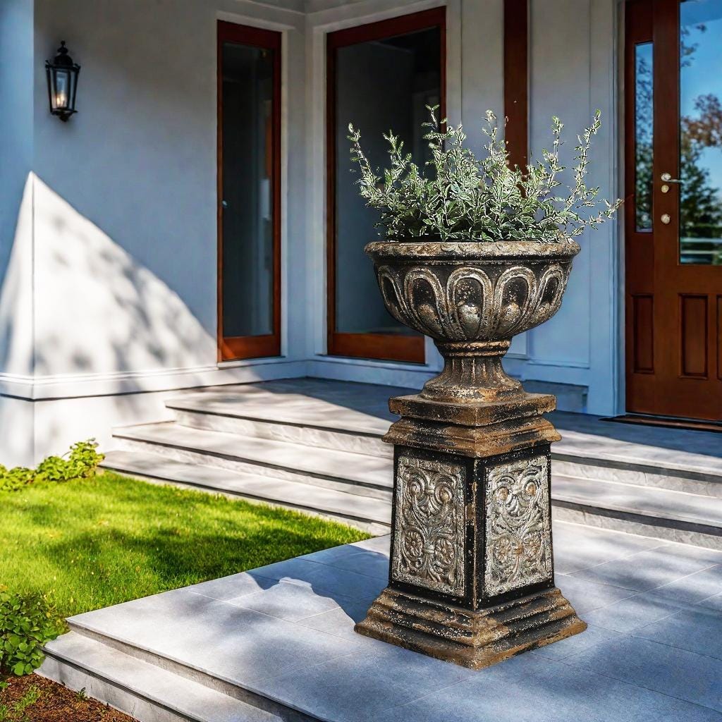 * antique pedestal ୨୧ * 19世紀 アンティークの 台座 antique pedestal ୨୧ * 19世紀 アンティークの 台座 antique