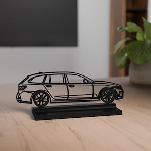 3er Touring G21 model, Personalisable, 3D print, silhouette, gift for car enthusiasts, car crazy, decoration, Cake Topper, True to detail