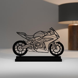 CBR 650R Model, Personalisable, 3d Print, Gift for Motorcycle Lovers, Silhouette, PLA, Motorcycle Fanatic, Cake Topper, True to detail