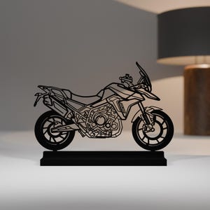 Tiger 900 GT Pro Model, Personalisable, 3d Print, Gift for Motorcycle Lovers, Silhouette, PLA, Motorcycle Crazy, Cake Topper