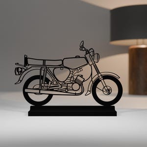 Simson S51 Model, Personalisable, 3d Print, Gift for Moped Lovers, Silhouette, AAA Quality, Biodegradable PLA, Moped Fanatic, Cake Topper