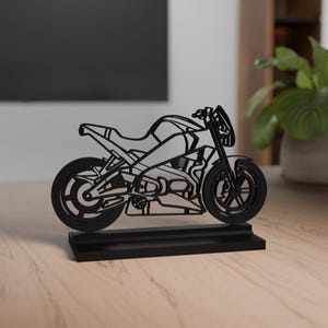 XB 12 SCG Modell, Personalisierbar, 3D Druck, Silhouette, Geschenk Motorradfahrer, Bike verrückt, Dekoration, Cake Topper