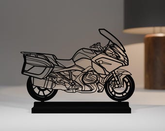 R 1250 RT Model, Personalisable, 3d Print, Gift for Motorcycle Lovers, Silhouette, PLA, Motorcycle Fanatic, Cake Topper