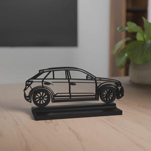 T-Roc model, Personalisable, 3d print, gift for car lovers, silhouette, AAA quality, crazy car, decoration, Cake Topper
