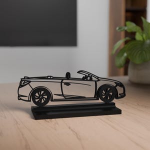 Cascada model, Personalisable, 3D print, silhouette, gift for car enthusiasts, car crazy, decoration, Cake Topper, True to detail